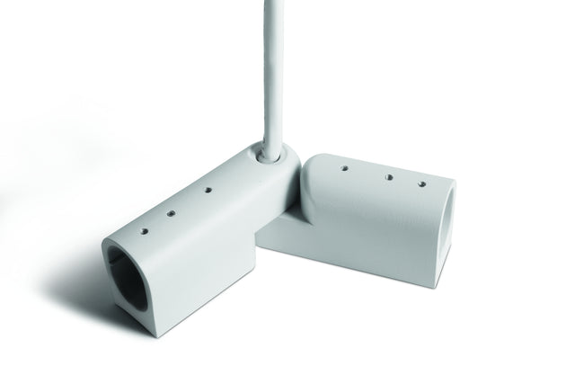 42004PE/W WEISS P&P STROMVERSORGUNG Kabel ADJUSTABLE ECKE