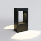 67470/B/V SCHWARZ BOLLARD 23cm 10W CCTV IP65 230V