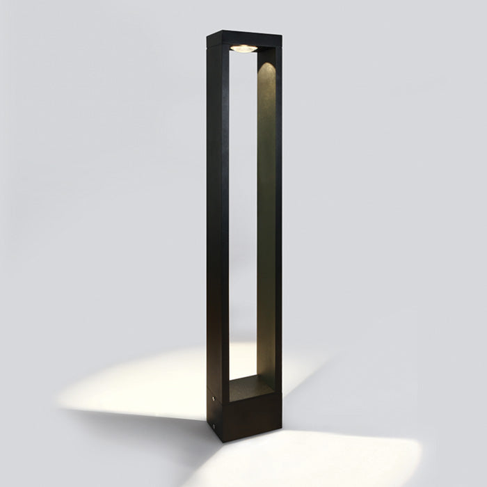 67470A/B/V SCHWARZ BOLLARD 80cm 10W CCTV IP65 230V