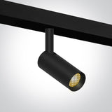 42138/B/V SCHWARZ 7W CCTV 48V IP20 ADJUSTABLE HONEYCOMB