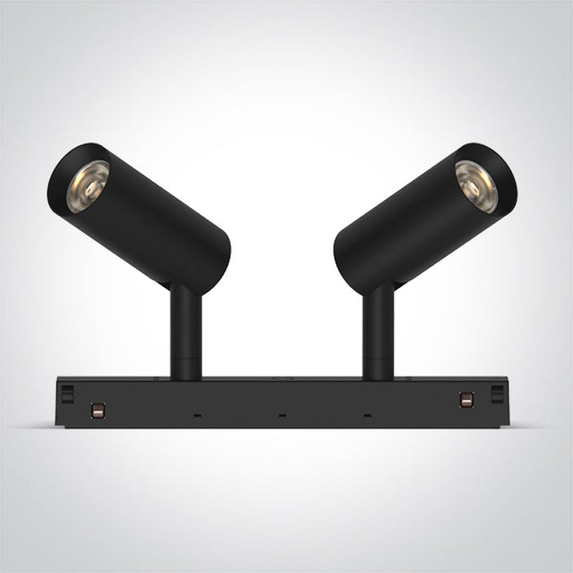 42108A/B/V SCHWARZ 2x6W CCTV 48V IP20 ADJUSTABLE