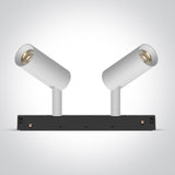 42108A/W/V WEISS 2x6W CCTV 48V IP20 ADJUSTABLE