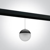 42136/B/V SCHWARZ PENDANT 10W CCTV 48V IP20