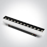 42112AAL/W/V WEISS DALI 12W CCTV 48V IP20 MINI/MIDI