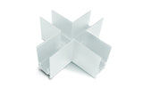 42012E/W WEISS X VERBINDER mit LIVE X VERBINDER