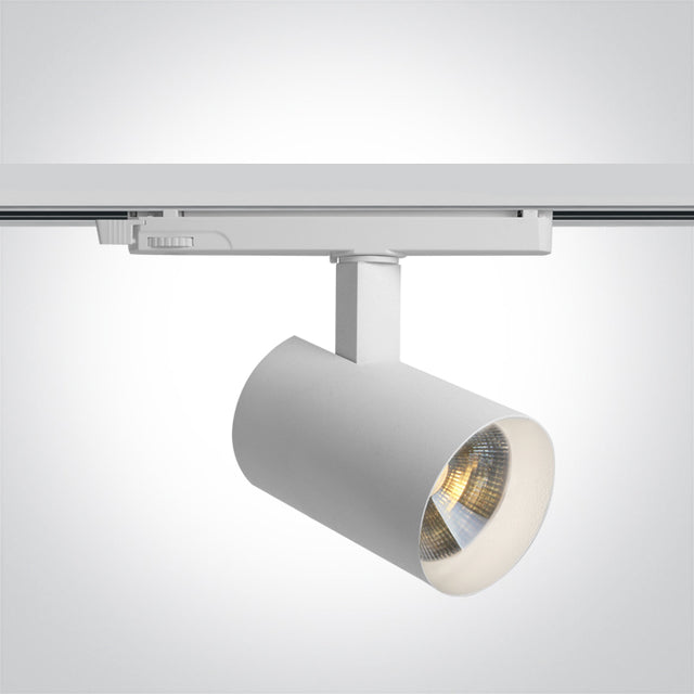 65670BT/W/V WEISS 16W/22W PV CCTV TRACK SPOT 230V