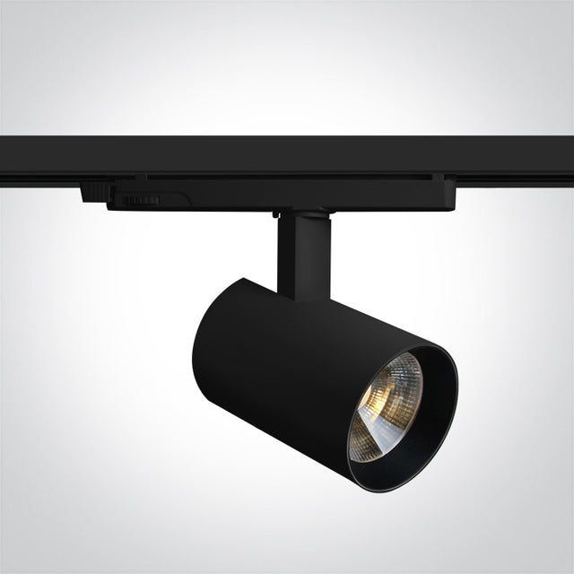 65670BT/B/V SCHWARZ 16W/22W PV CCTV TRACK SPOT 230V