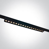 43102FC/B/V SCHWARZ 18W CCTV 48V IP20 FLACH MAGNETISCH