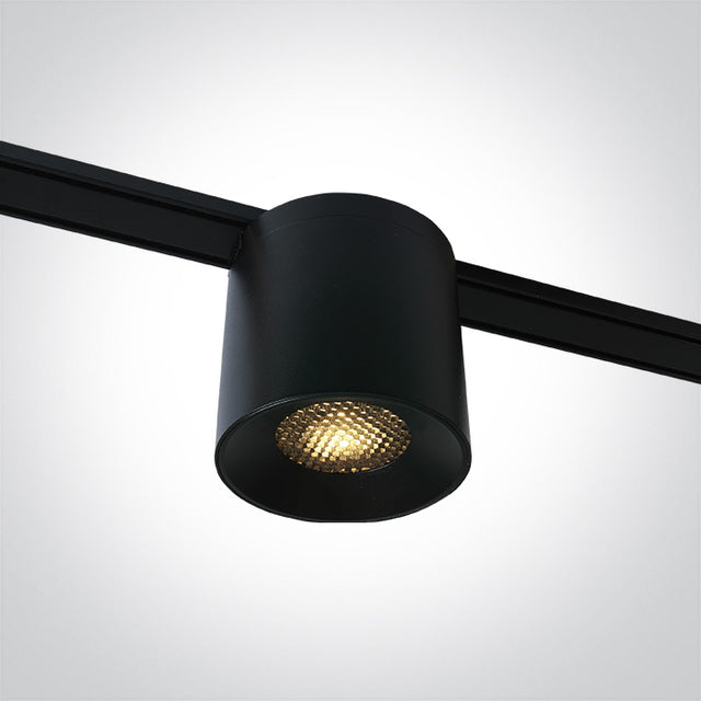 43110F/B/V SCHWARZ 6W 48V CCTV IP20 HONEYCOMB