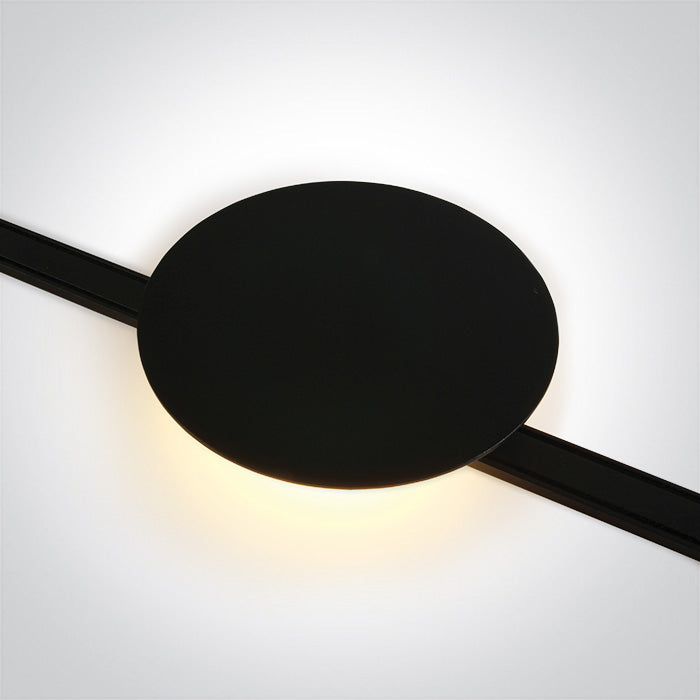 43112F/B/V SCHWARZ 9W 48V CCTV IP20 FLACH MAGNETISCH