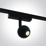 43122F/B/V SCHWARZ 7W 48V CCTV IP20 ADJUSTABLE