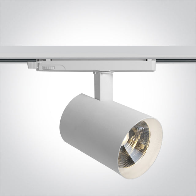 65670CTL/W/V WEISS 40W CCTV TRACK SPOT DALI 230V