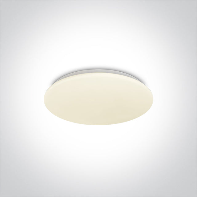 62026A/V WEISS PLAFO 15W CCTV IP20 230V