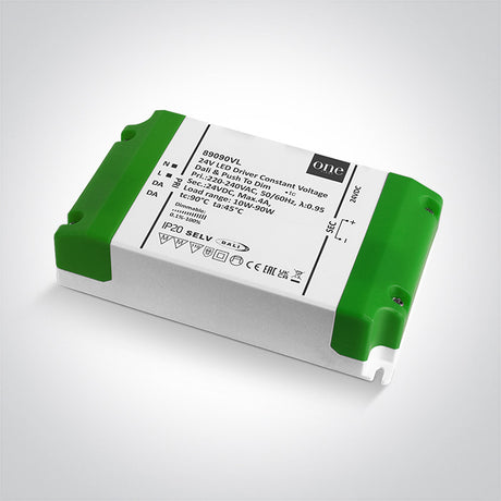 89090VL DALI & PUSH TO DIM TREIBER 24V DC 10-90W 230V