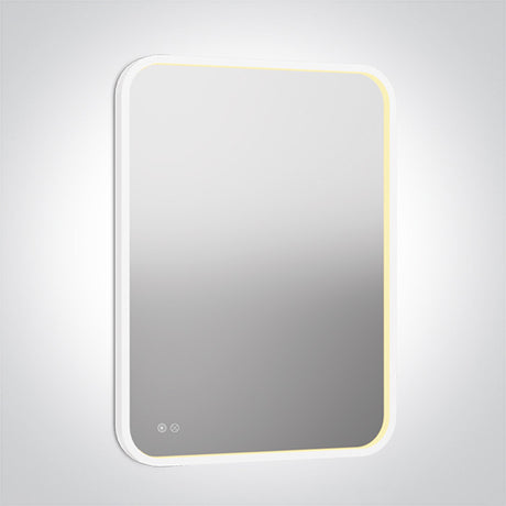 60208D/W/V WEISS RECTANGULAR MIRROR 20W CCTV IP44 230V DIM