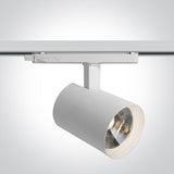65670CTT/W/V WEIß 40W CCTV TRACK SPOT 230V TRIAC DIMMBAR