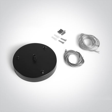 050138A/B SCHWARZ AUFHÄNGUNG BASE FÜR 62020 ROUND PLAFO