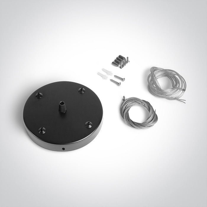 050138B/B SCHWARZ AUFHÄNGUNG FÜR 62020 QUADRATISCH PLAFO
