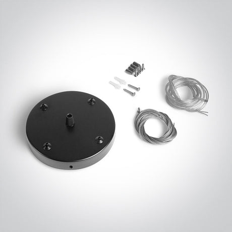 050138B/B SCHWARZ AUFHÄNGUNG FÜR 62020 QUADRATISCH PLAFO