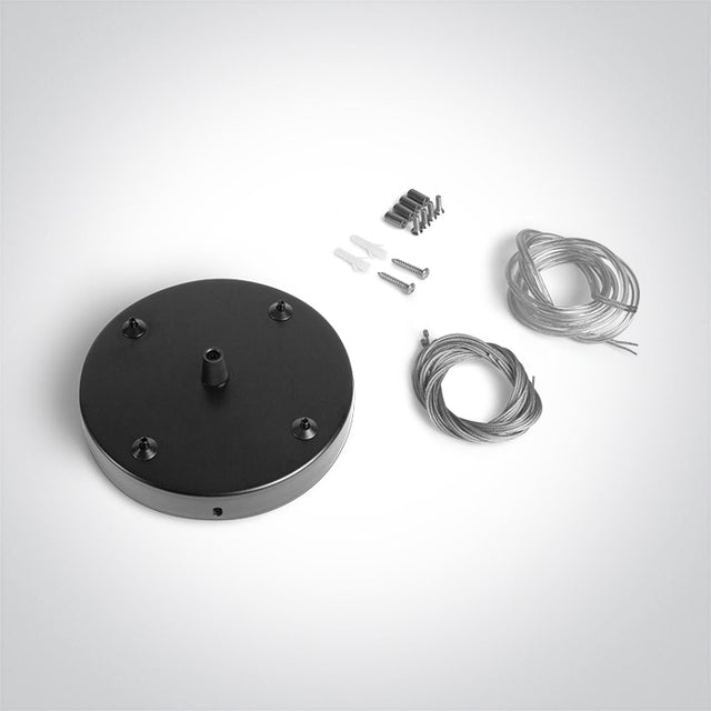050138B/B SCHWARZ AUFHÄNGUNG FÜR 62020 QUADRATISCH PLAFO