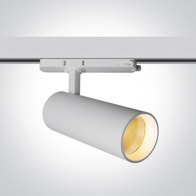 65606CT/W/VWEIß COB 30W PV CCTV TRACK SPOT 230V