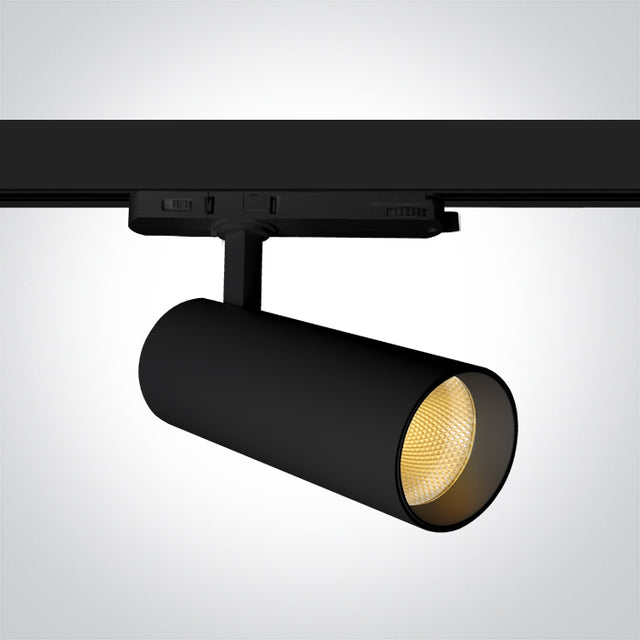 65606CT/B/V SCHWARZ COB 30W PV CCTV TRACK SPOT 230V