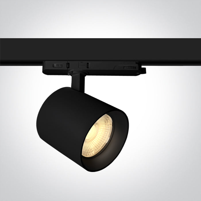 65634DT/B/V SCHWARZ COB 35W PV CCTV TRACK SPOT 230V
