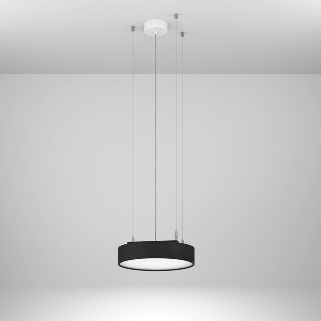 Round 90 HL DI 23,4W 1486lm 830 OP on/off schwarz Ø-350