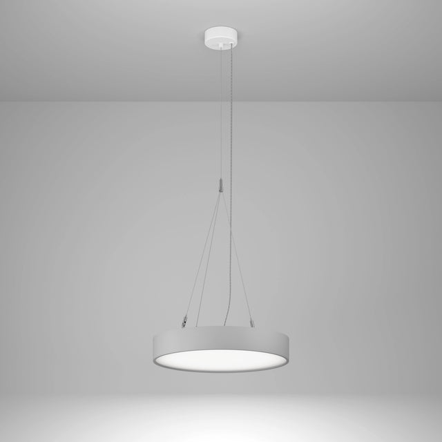 Round 90 HL DI 15,5W 1964lm 830 OP on/off silber Ø-450
