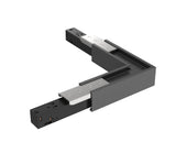 48V SLIM TRACK L-ECKE HORIZONTAL SCHWARZ
