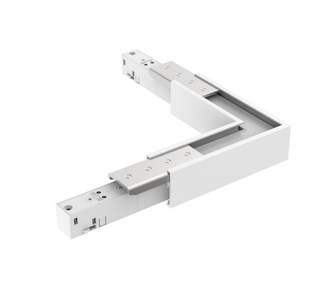 48V SLIM TRACK L-ECKE HORIZONTAL WEISS