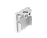 48V SLIM TRACK ENDKAPPE 2 STK WEISS