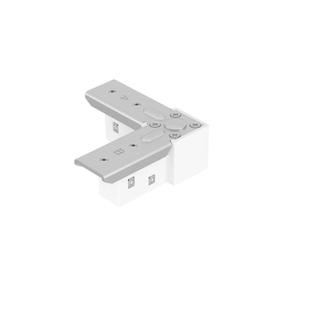 48V SLIM TRACK L-ECKE HORIZONTAL WEISS