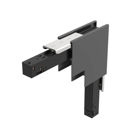 48V BASIC TRACK L-ECKE VERTIKAL SCHWARZ