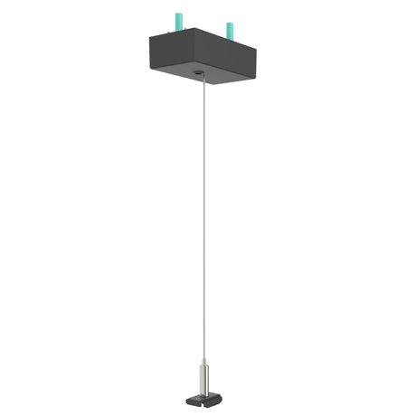 48V SLIM/BASIC PENDELSET inkl. BALDACHIN SCHWARZ