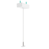 48V SLIM/BASIC PENDELSET inkl. BALDACHIN WEISS