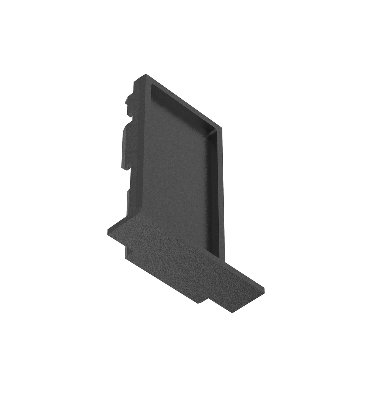 48V RECESSED TRACK ENDKAPPE 2 STK SCHWARZ