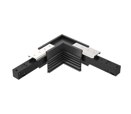 48V FRAMELESS TRACK L-ECKE HORIZONTAL SCHWARZ