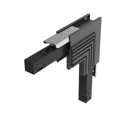 48V FRAMELESS TRACK L-ECKE VERTIKAL SCHWARZ