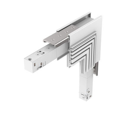 48V FRAMELESS TRACK L-ECKE VERTIKAL WEISS