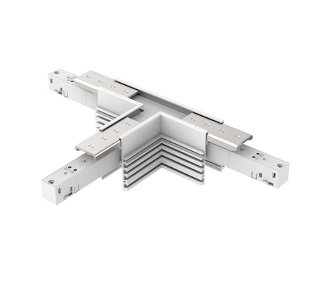 48V FRAMELESS TRACK T-VERBINDER WEISS