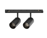 48V SPOT INSET MD 2x 8W LF930 ON/OFF SCHWARZ