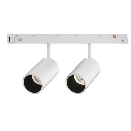 48V SPOT INSET MD 2x 8W LF940 DALI WEISS/SCHWARZ