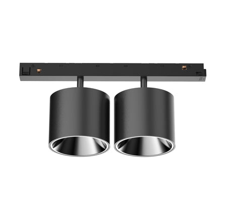 48V SPOT INSET DD 2x 10W LF927 DALI SCHWARZ
