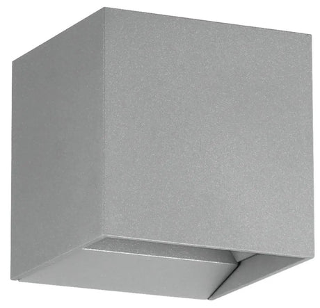 "CALPINO PRO" AL-LED-WL 2x3,3W 680lm SILBER 3000K IP65 DIM