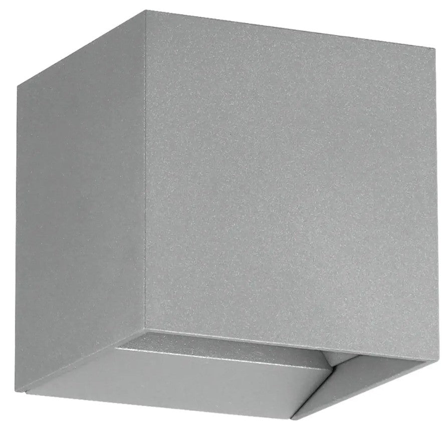 "CALPINO PRO" AL-LED-WL 2x3,3W 740lm SILBER 4000K IP65 DIM