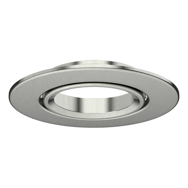 EXUMA ROUND TILTABLE BEZEL GEBÜRSTETER STAHL