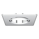EXUMA SQUARE TILTABLE BEZEL CHROM