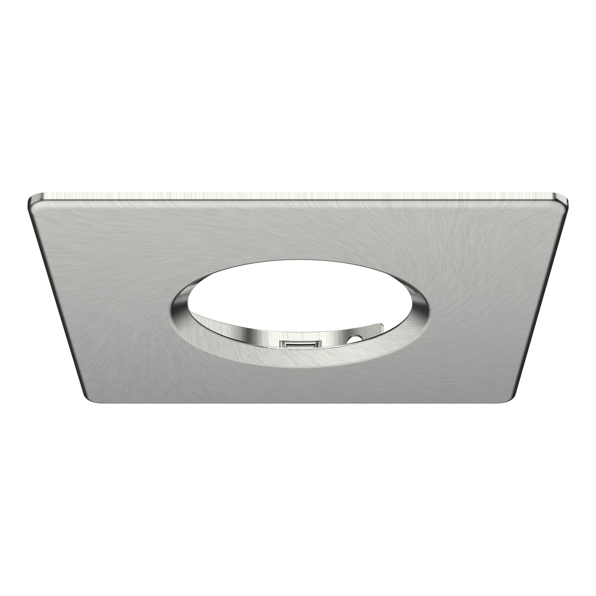 EXUMA SQUARE FIXED BEZEL GEBÜRSTETER STAHL