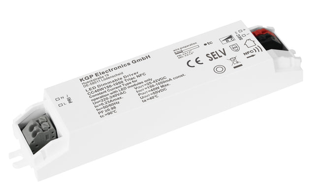 LED-TREIBER CC 40W 150-1050mA NFC TRIAC
